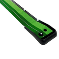 Indoor Practice Putting Green 2.5m Mat Inclined Ball Return Fake Grass 2 Holes