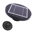 Solar Powered Roof Fan Ventilator Loft Vent for Boat RV Greenhouse Shed Caravan
