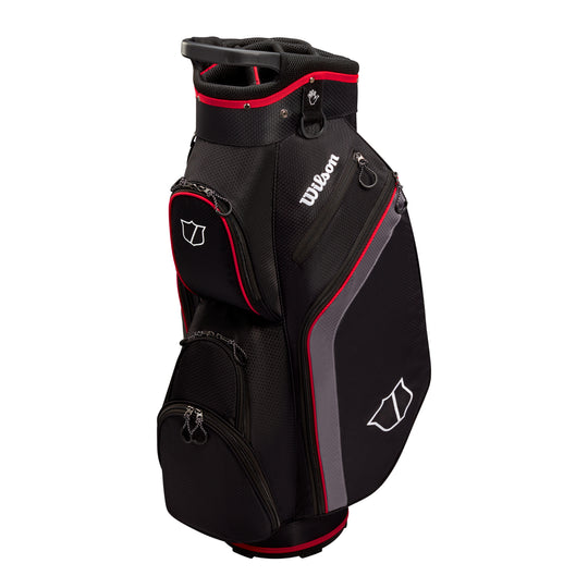 LITE CART BAG - BLACK/RED