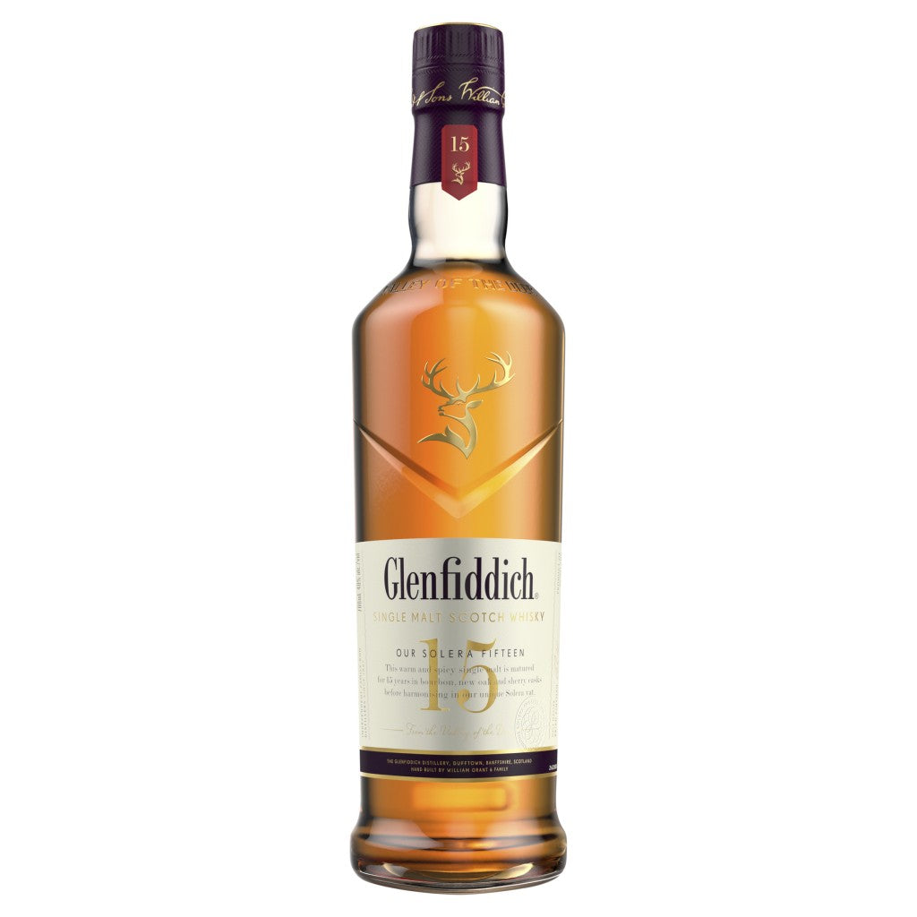 Glenfiddich 15 Year Old Solera Single Malt Scotch Whisky 700 ml