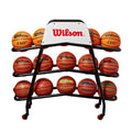 DELUXE BASKETBALL CART 15 BALLS