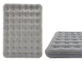 QUEEN COIL BEAM FLOCKED AIRBED