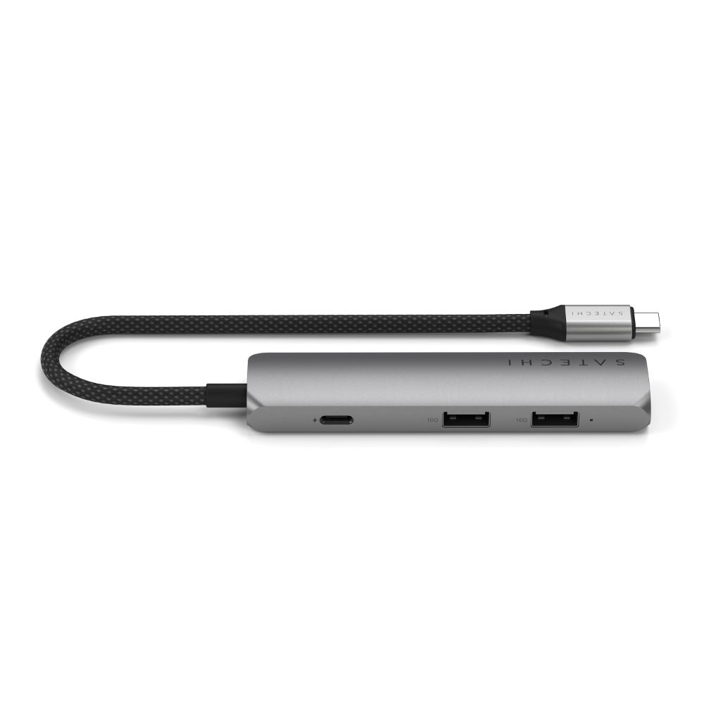 Satechi 4-in-1 USB-C Slim Multiport Adapter (Space Grey)