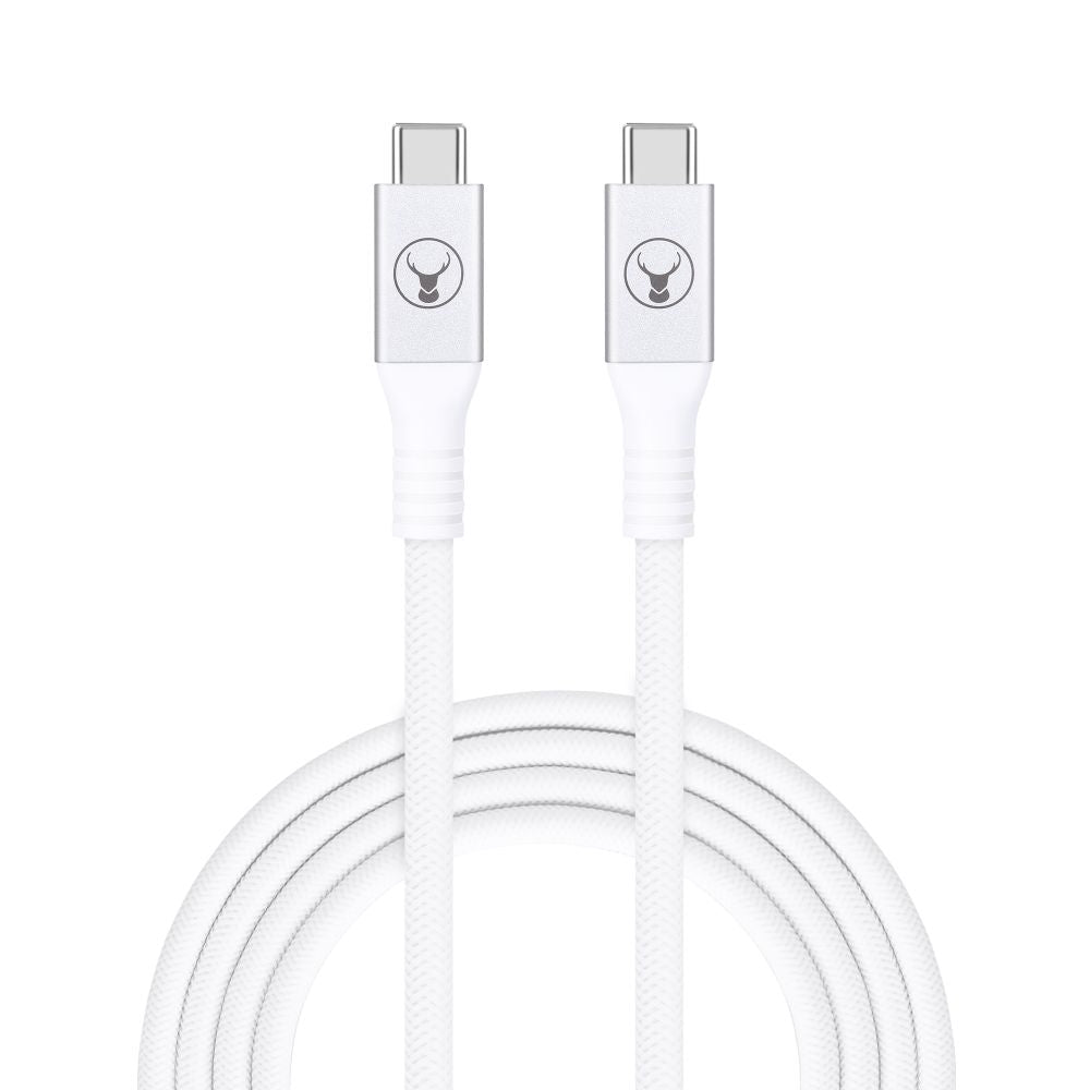 Bonelk USB-C to USB-C Long-Life Cable 10Gbps /140W - 2 metre (White)