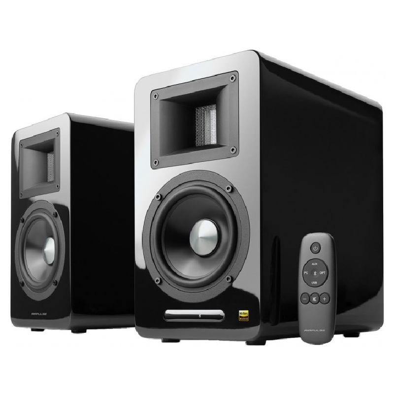 Airpulse A100 Wireless Active Bookshelf Speakers Black