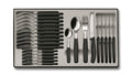 Victorinox 24 Piece Dining Set - Round Tip, Wavy Edge