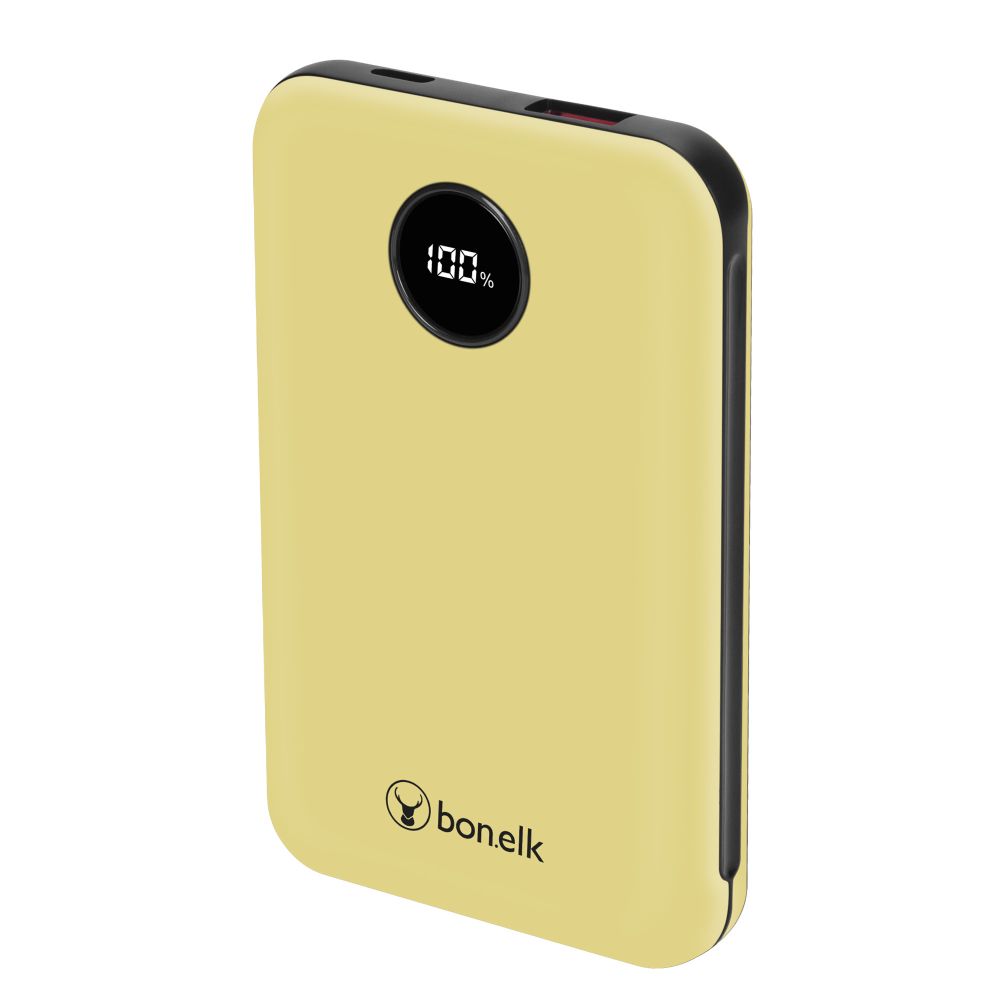 Bonelk Power Bank Mini 10,000mAh, PD20W / QC 22.5W (Yellow)