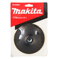 Makita Backing Pad Rubber + Lock Nut 115mm
