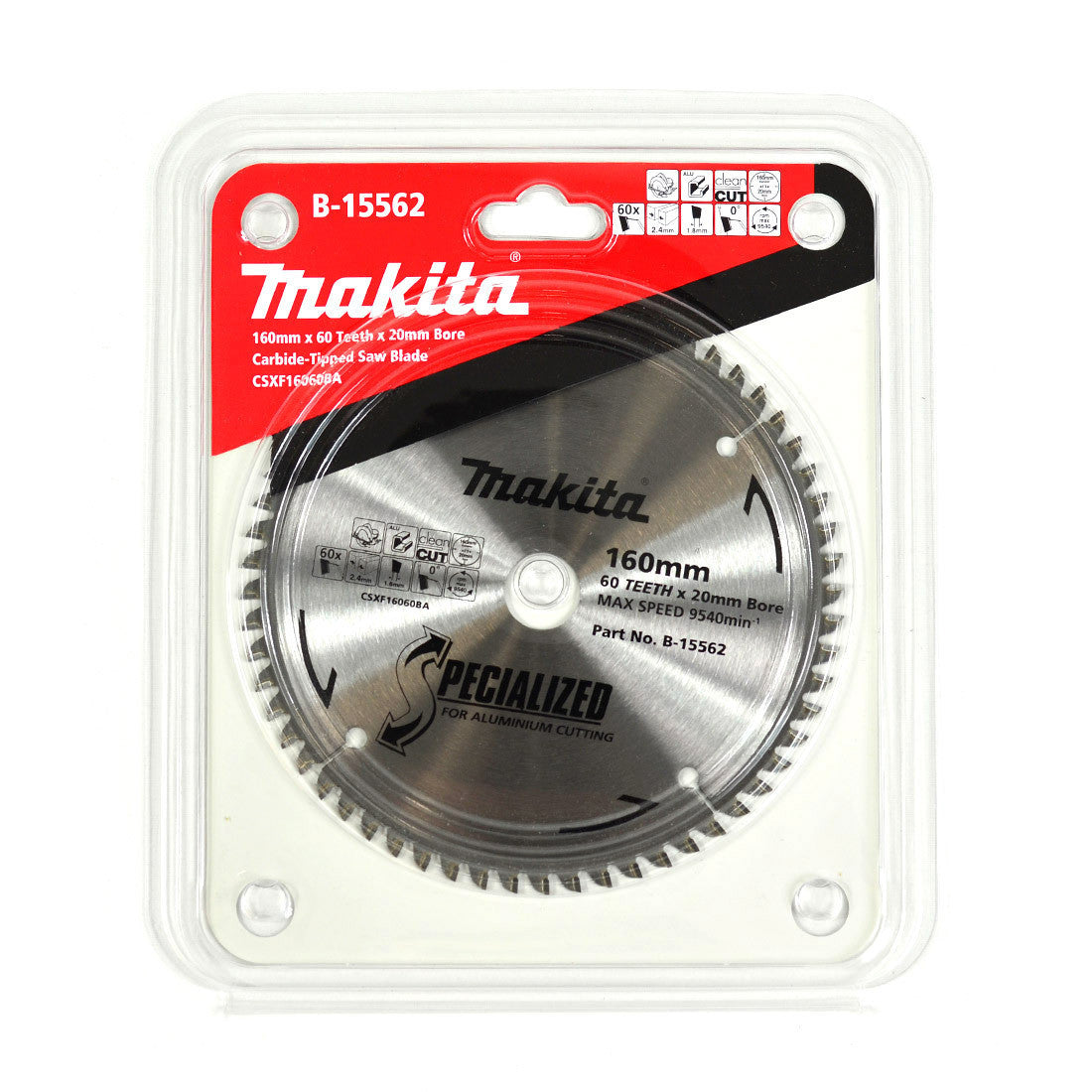 Makita Saw Blade Aluminium TCT 60T 160mm
