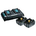 Makita Dual Port Rapid Charger + 2x5Ah Battery Kit