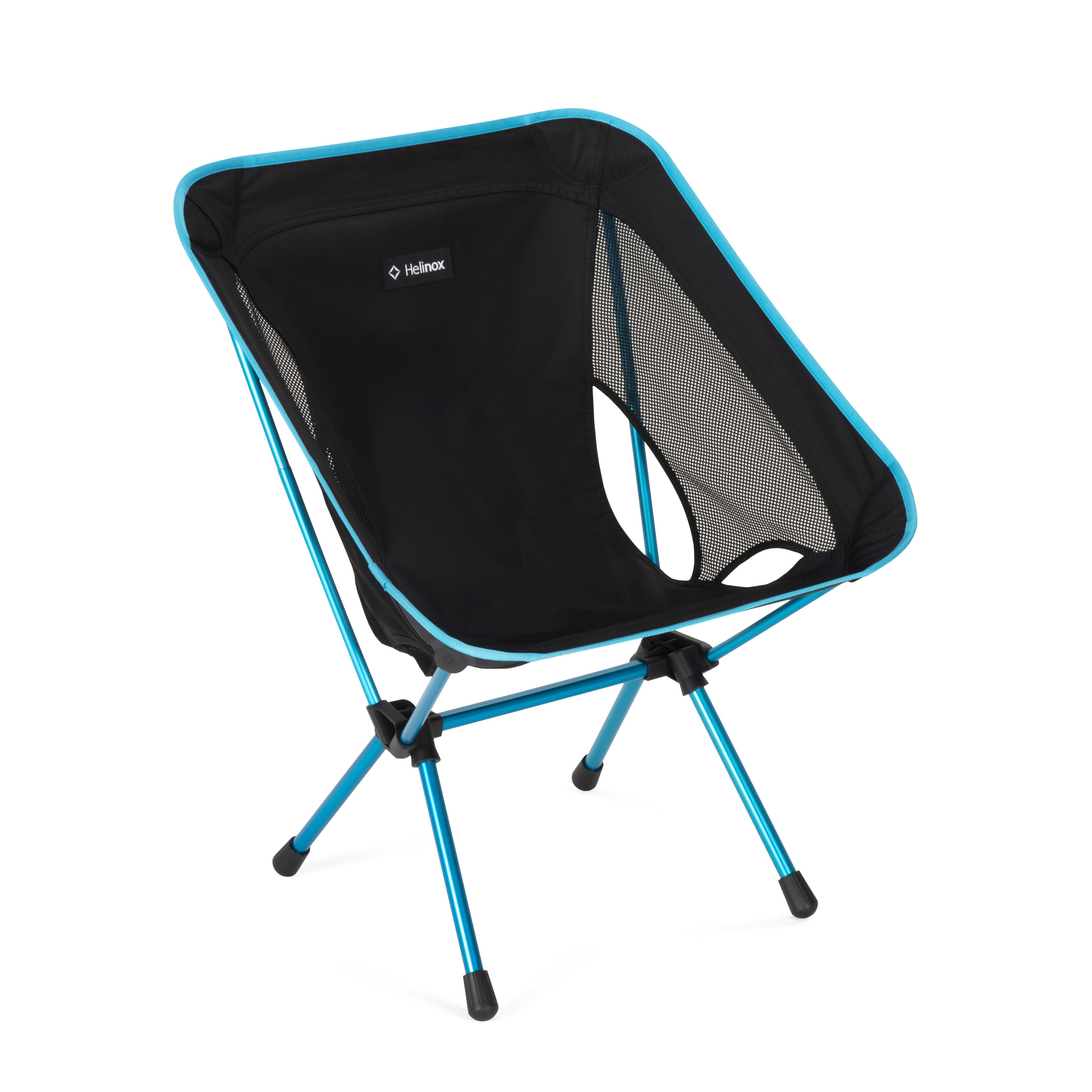 Chair One (re) - Black with Cyan Blue Frame