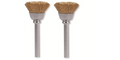 Dremel Brass Brush Round 13mm 2 Pack