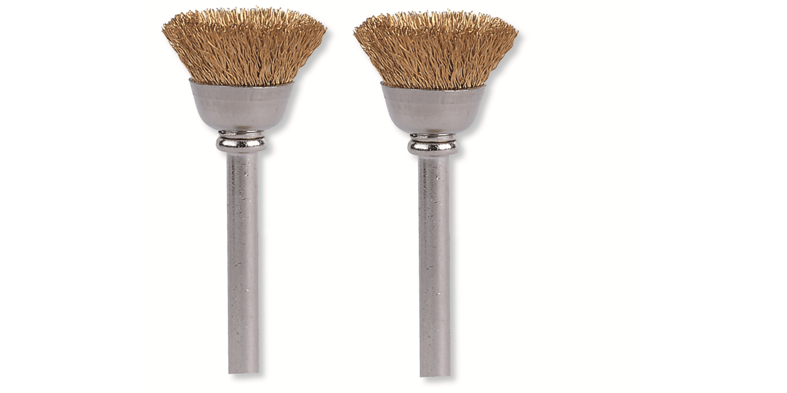 Dremel Brass Brush Round 13mm 2 Pack