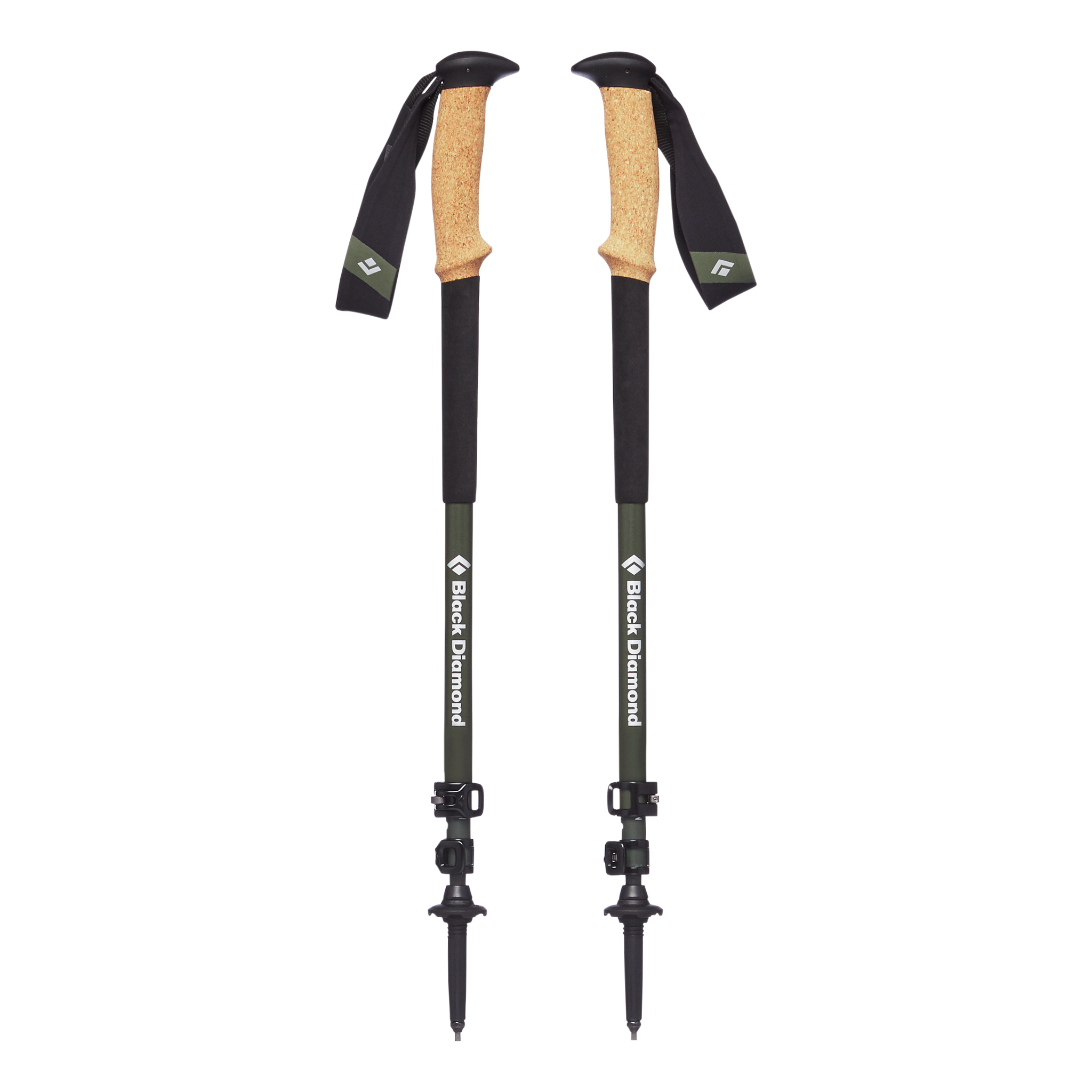Alpine Carbon Cork Trekking Poles - Tundra