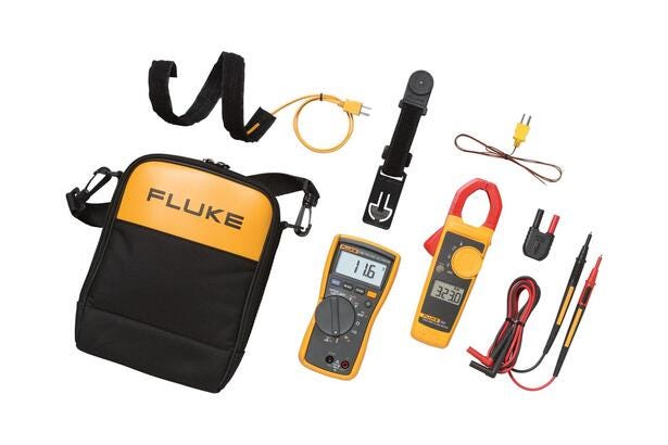 Fluke Multimeter And Clamp Combo Kit FLU116/323