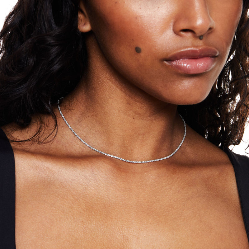 "Piana" Necklace - Silver Colour