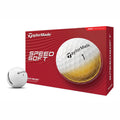 TaylorMade 25 SpeedSoft Golf Balls - White. 1 Dozen 1bp