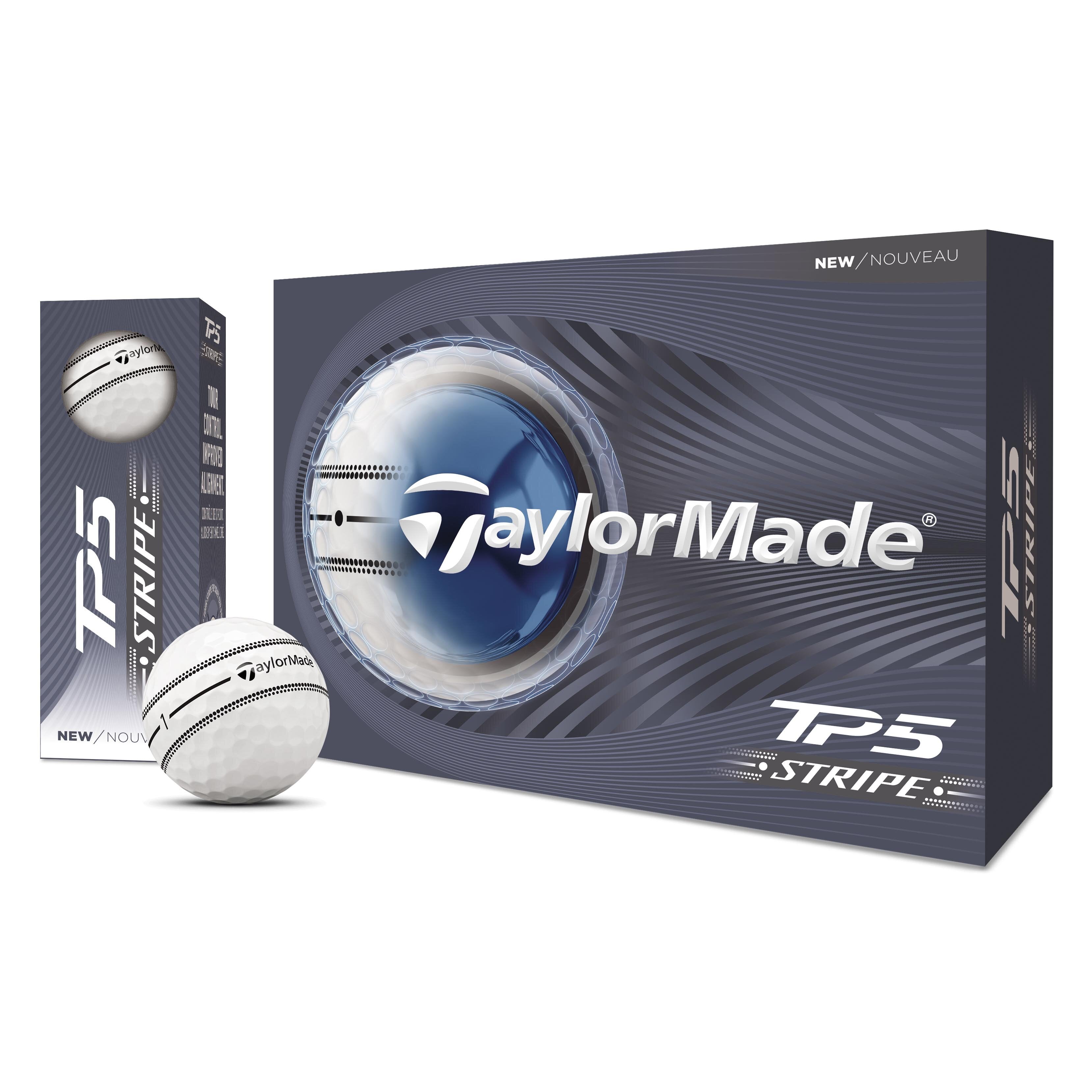 TaylorMade TP5 Stripe  Golf Ball - Dozen