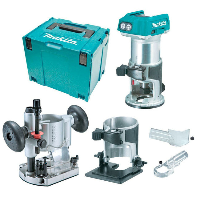 Makita Laminate Trimmer BL 18VDRT50ZJX2 Skin Only