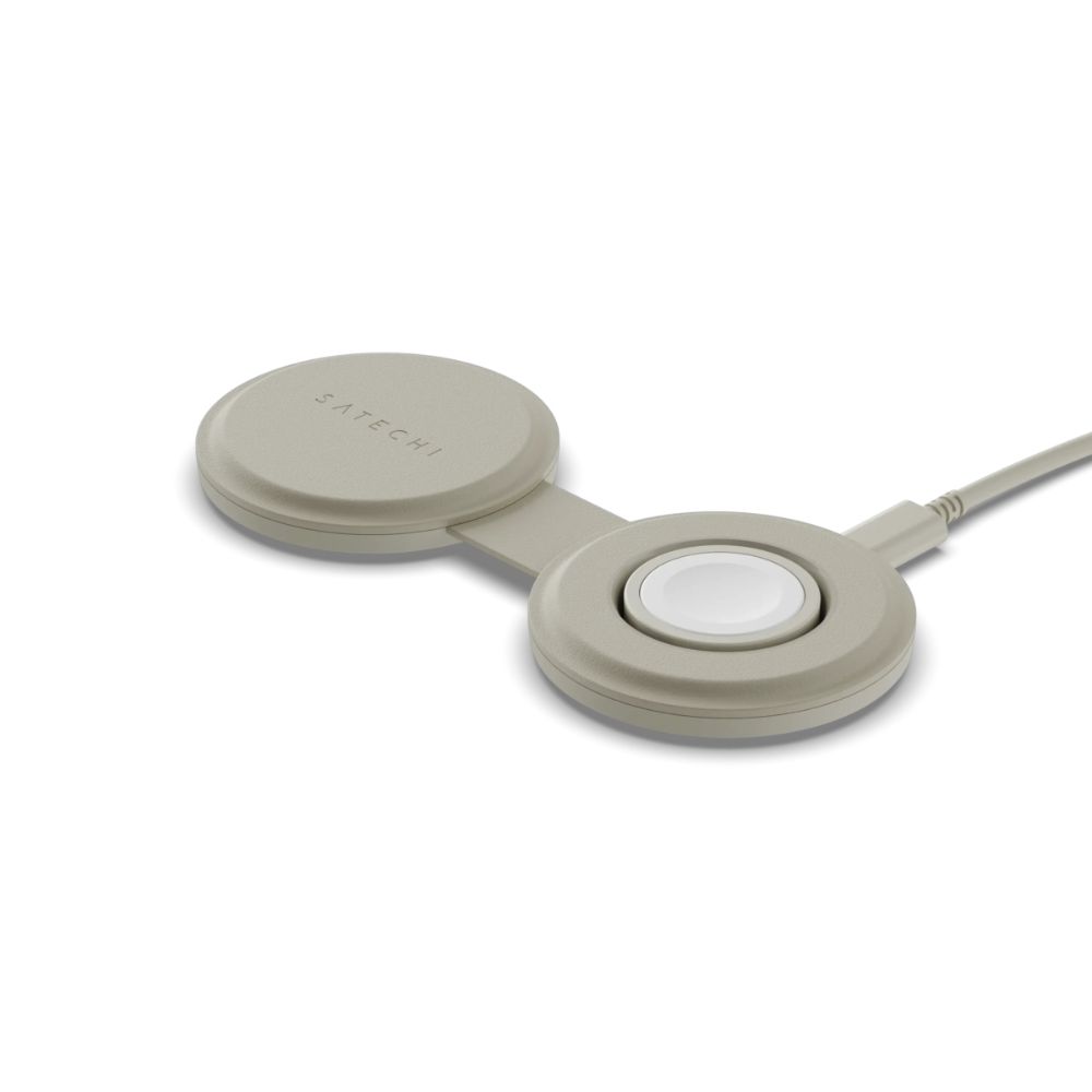 Satechi OntheGo 2-in-1 Wireless Charger (Sand)