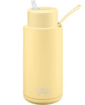 34oz Bottle with Straw - Buttermilk