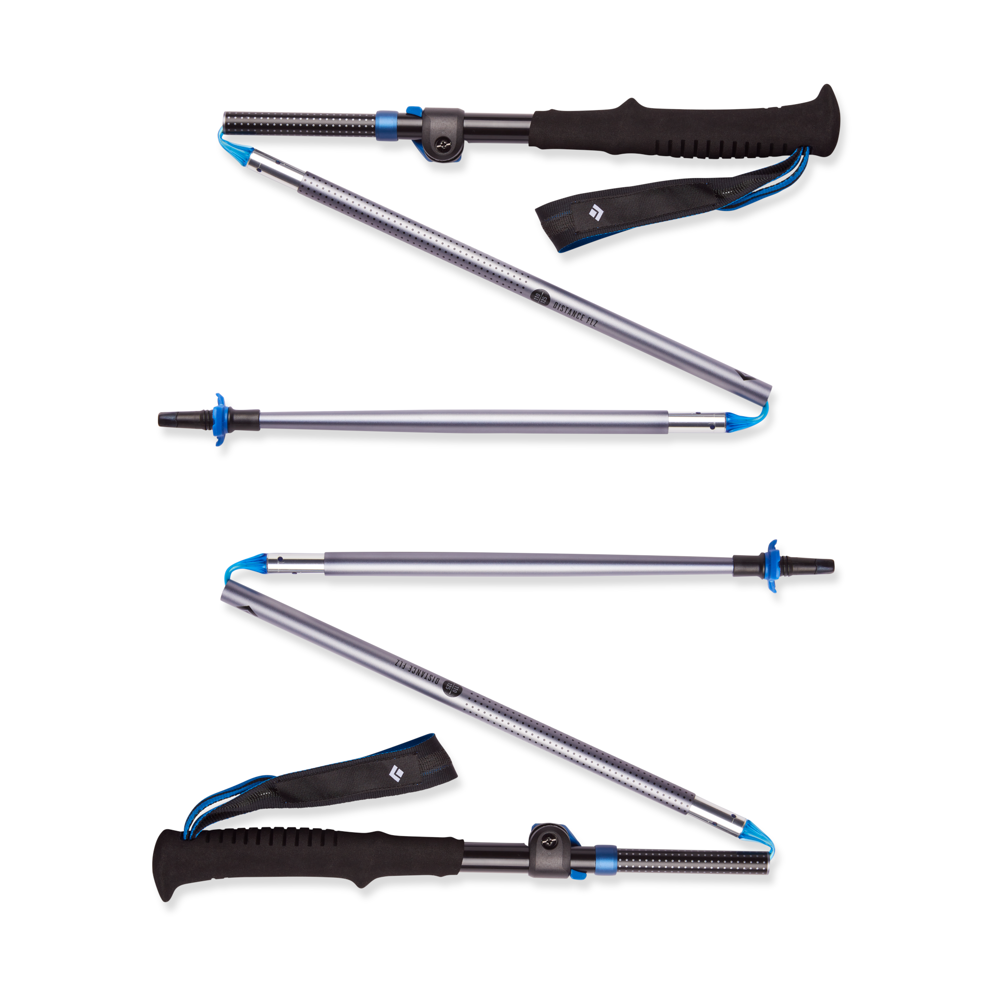 Distance FLZ Trekking Poles - 140cm Pewter