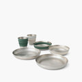 Detour Stainless Steel Dinnerware Set - [6 Piece] Assorted