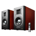 Airpulse A300 Active Home Studio Speakers Cherry Wood