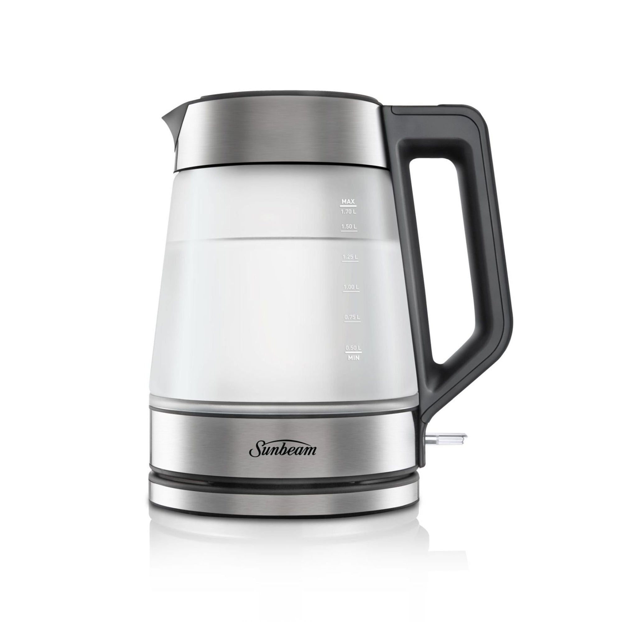 Sunbeam Morning Frost Glass Kettle