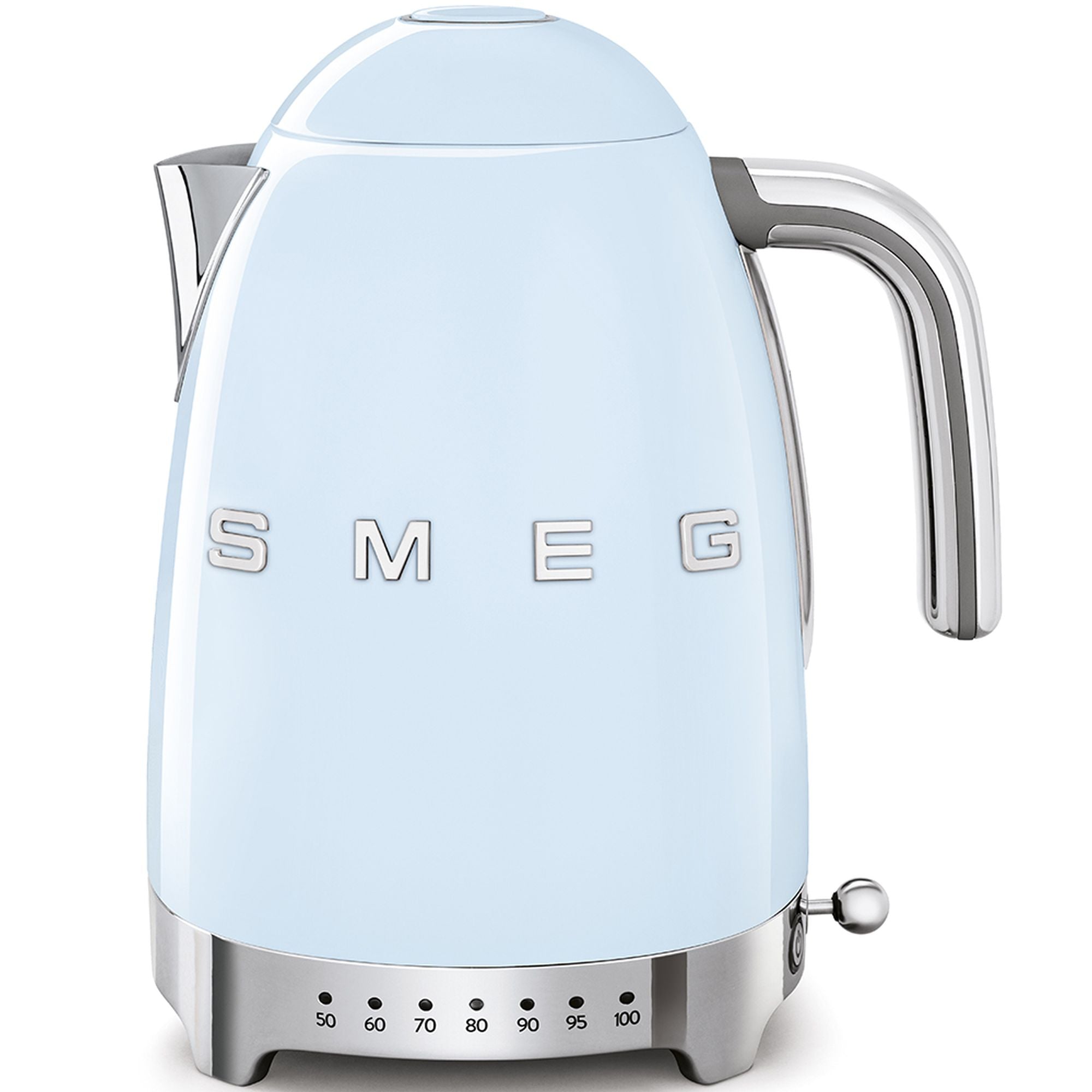 Smeg 1.7L 50's Style Variable Temperature Kettle - Pale Blue