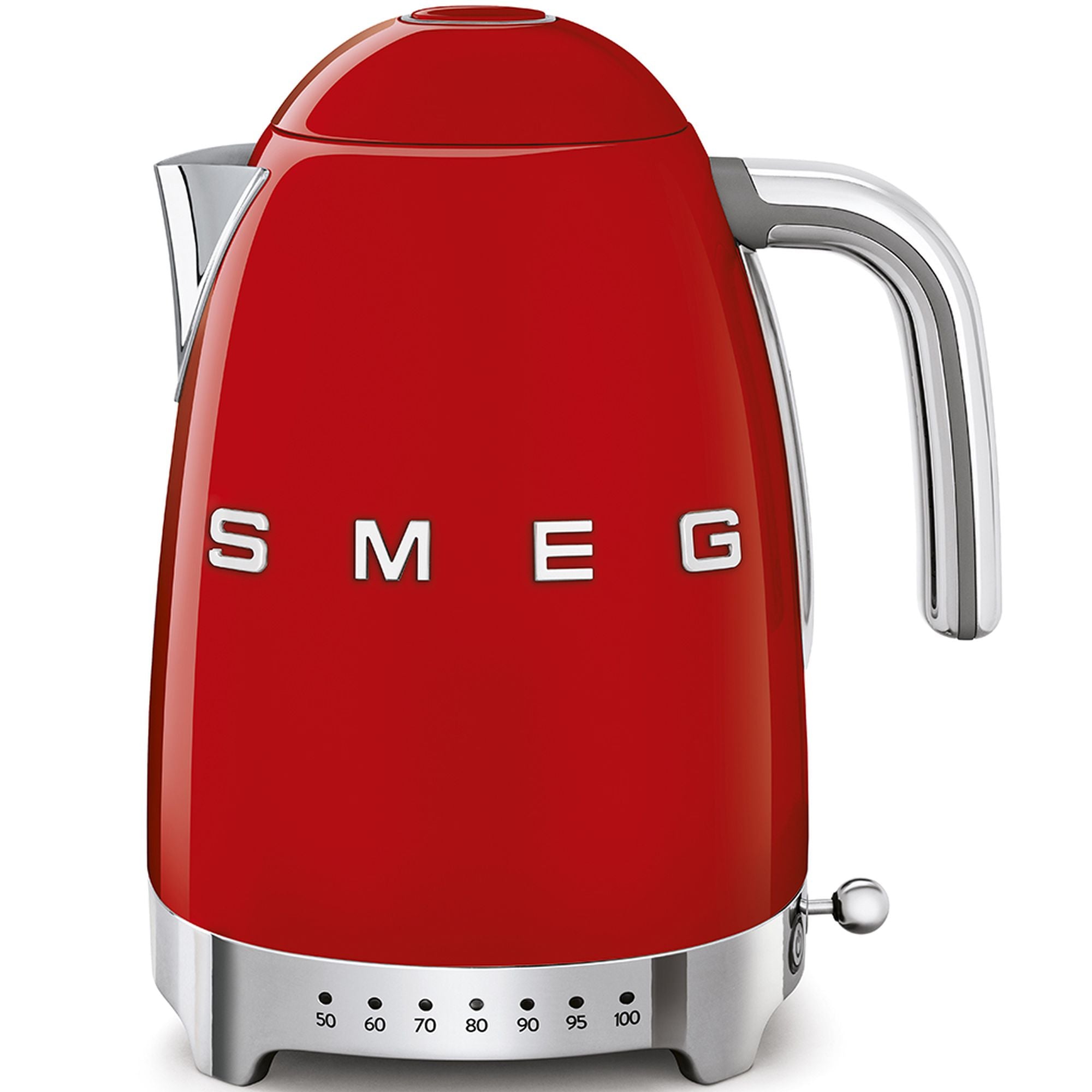 Smeg 1.7L 50's Style Variable Temperature Kettle - Red