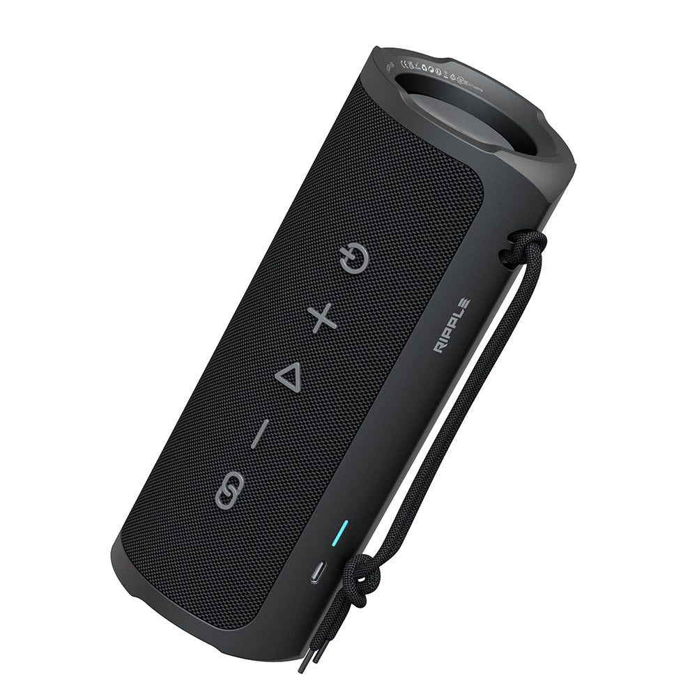 HiFuture RIPPLE Portable Bluetooth Speaker - Black