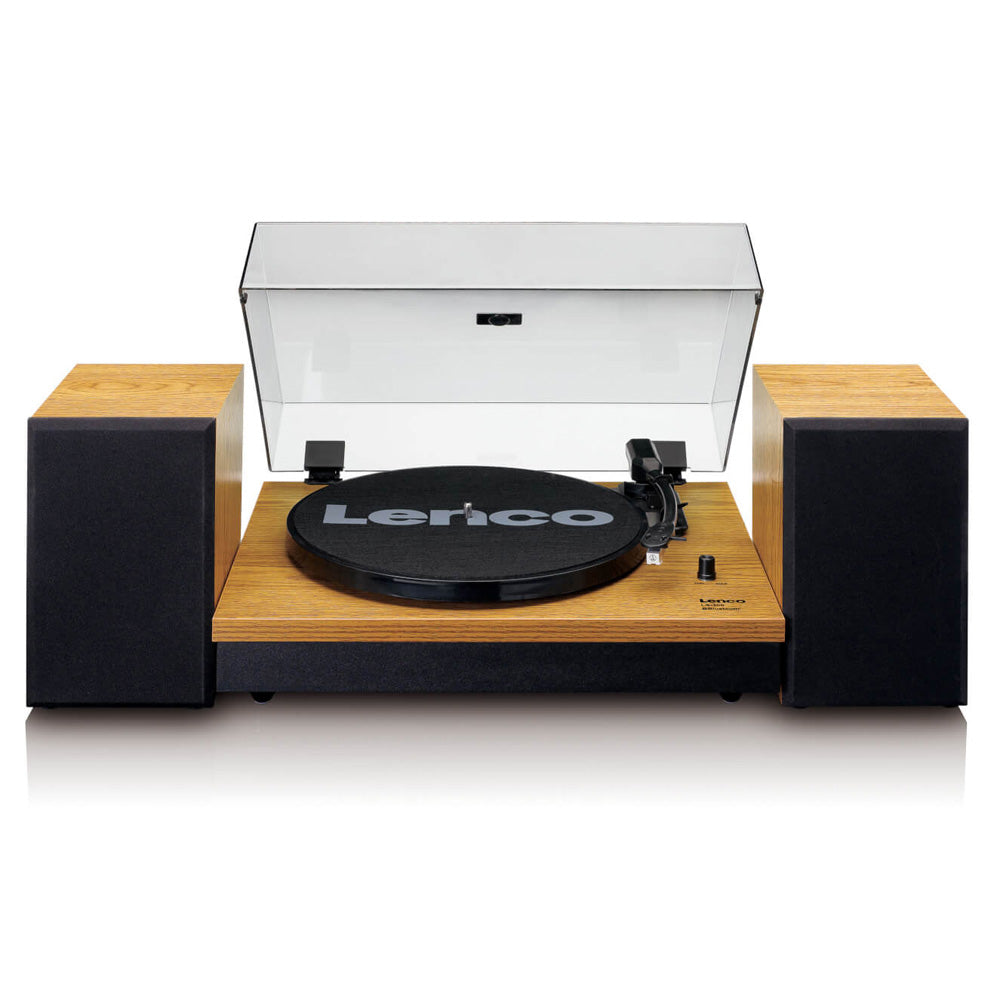 Lenco Turntable with Bluetooth & 2 Separate Speakers - Wood