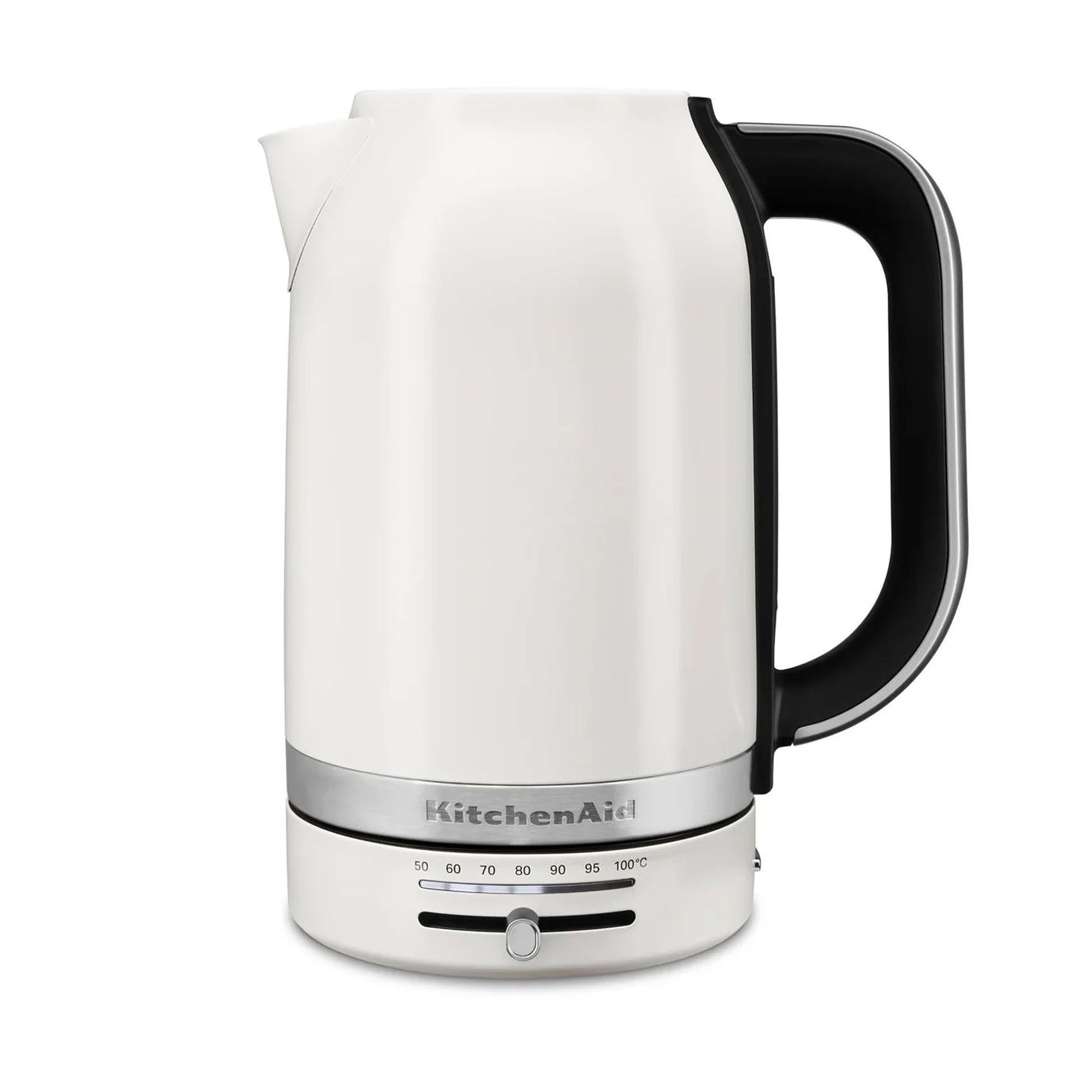 KitchenAid 1.7L Electric Kettle w/ Temp Control - Porcelain White