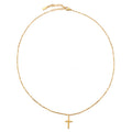 Cross Necklace - Gold Colour