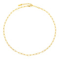 "Cozumel" Paperclip Choker - Gold Colour