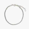 "Calvi" Rope Chain Bracelet - Silver Colour