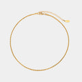 "Calvi" Rope Chain Necklace - Gold Colour
