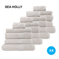 Royal Comfort Cotton Bamboo Towel Bundle Set 450GSM Luxurious Absorbent / 20 Piece - Sea Holly