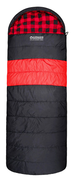 KALGAN HOODED JUMBO SLEEPING BAG 230X90CM -2 TO -7C