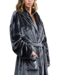 endota Plush Robe-Dk Grey L-XL