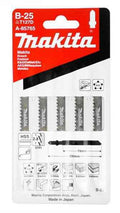 Makita Jigsaw Blade HSS Bayonet 74mm 09TPI 5 Pack