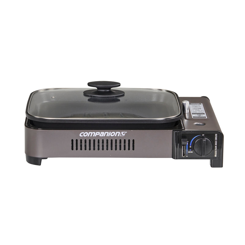 BUTANE STOVE WITH FRYPAN