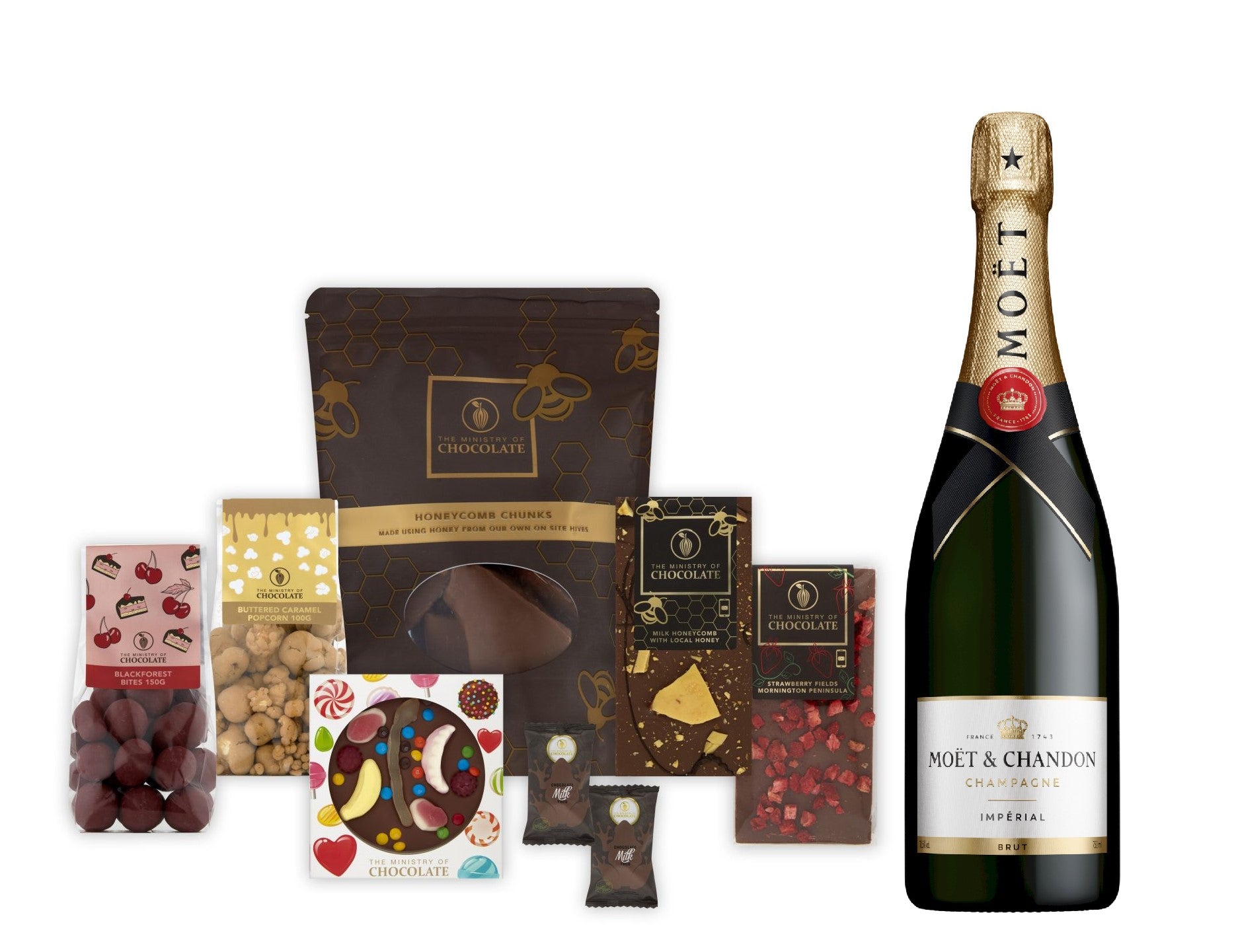 Moet and Milk Chocolate Hamper