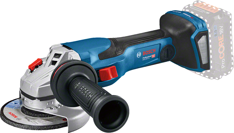 Bosch Angle Grinder 125mm 18V GWS18V15 C Skin Only