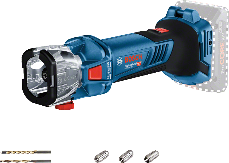 Bosch Rotary Cut Out 18V - GCU18-30 Skin Only