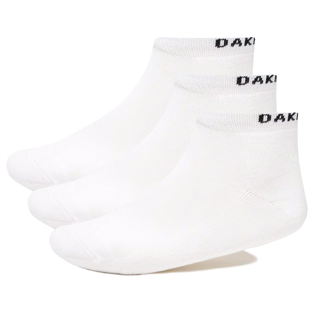 Oakley Short Solid Socks (3 pack) - White - M