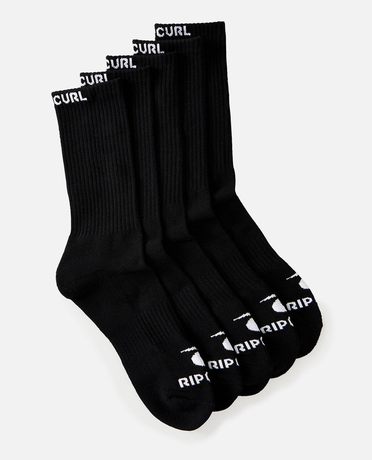 Brand Crew Sock 5-Pk