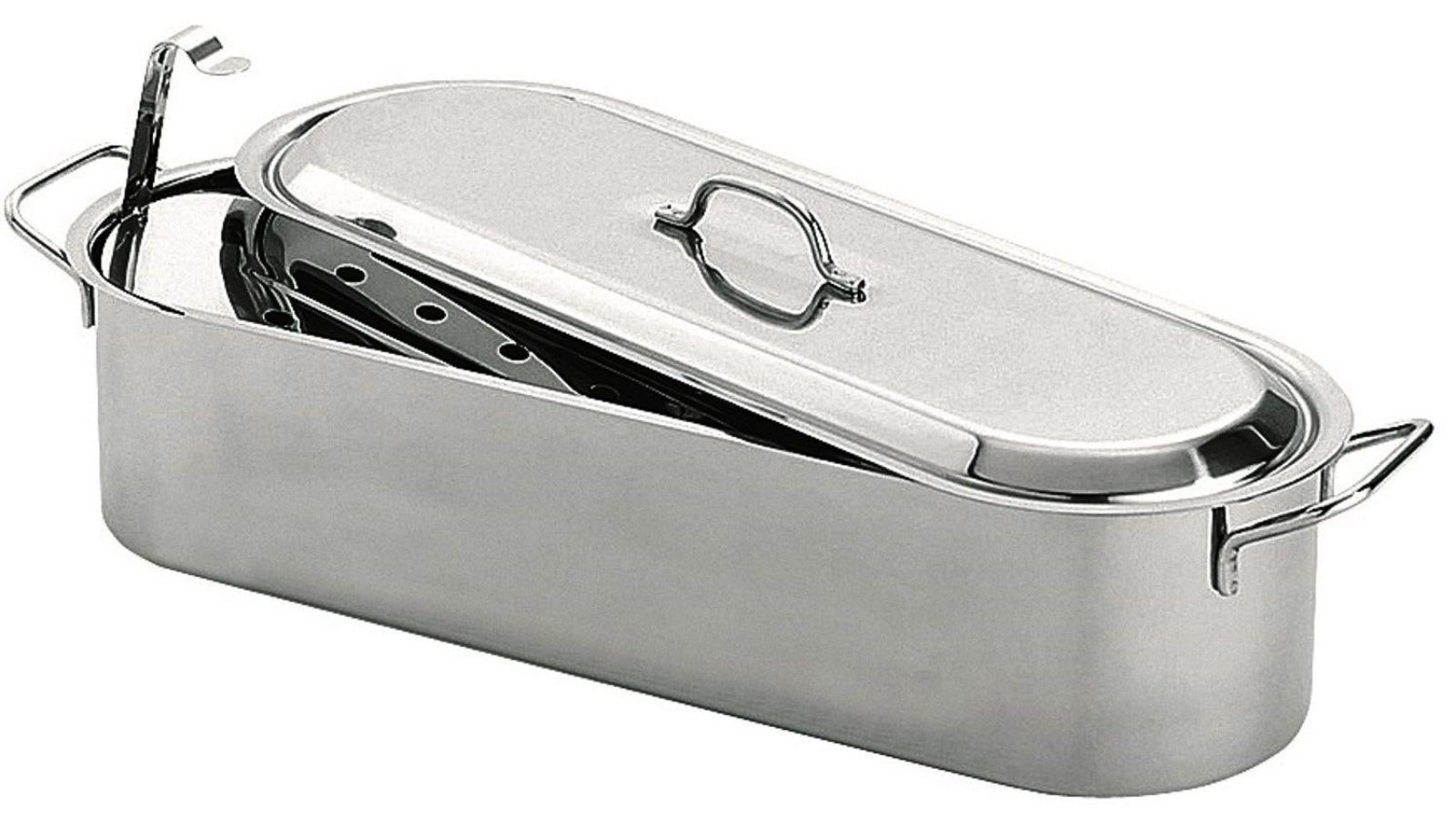 Avanti 51cm Fish Poaching Pan - Stainless Steel