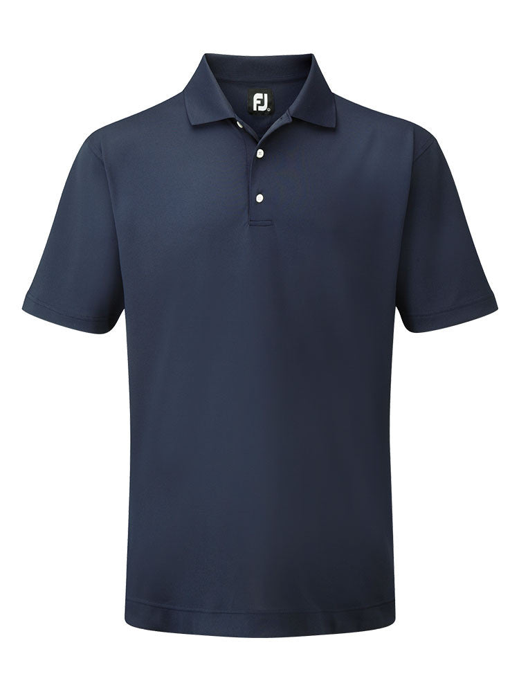 Footjoy Mens Stretch Pique Sold Polo - Medium - Navy